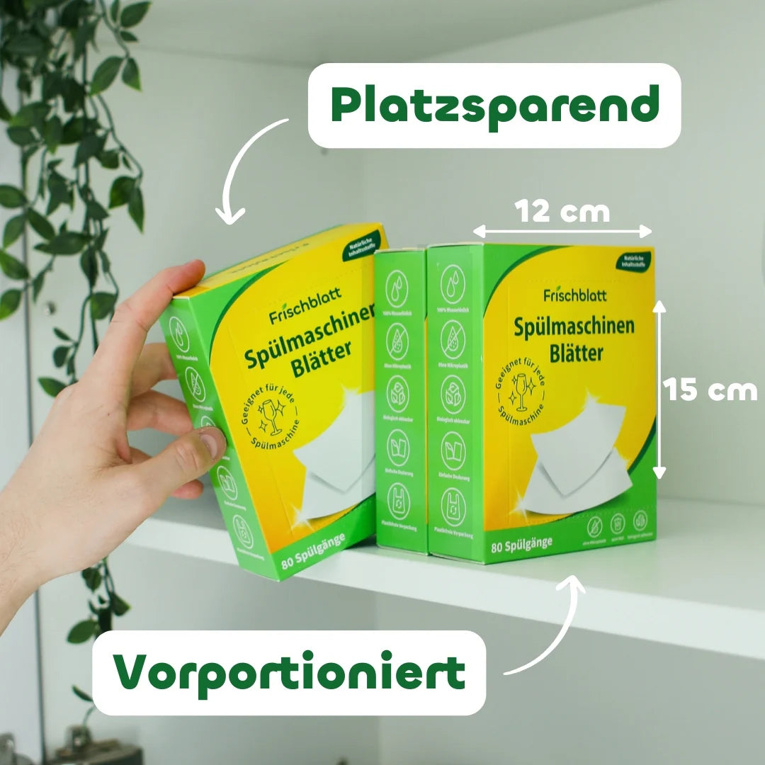 Spül- und Waschmittelblätter im Set